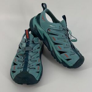 Hoka One One Womens Hopara Teal Orange Sport Sandals Size 7.5